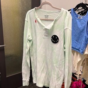 Green tie dye boys lie thermal